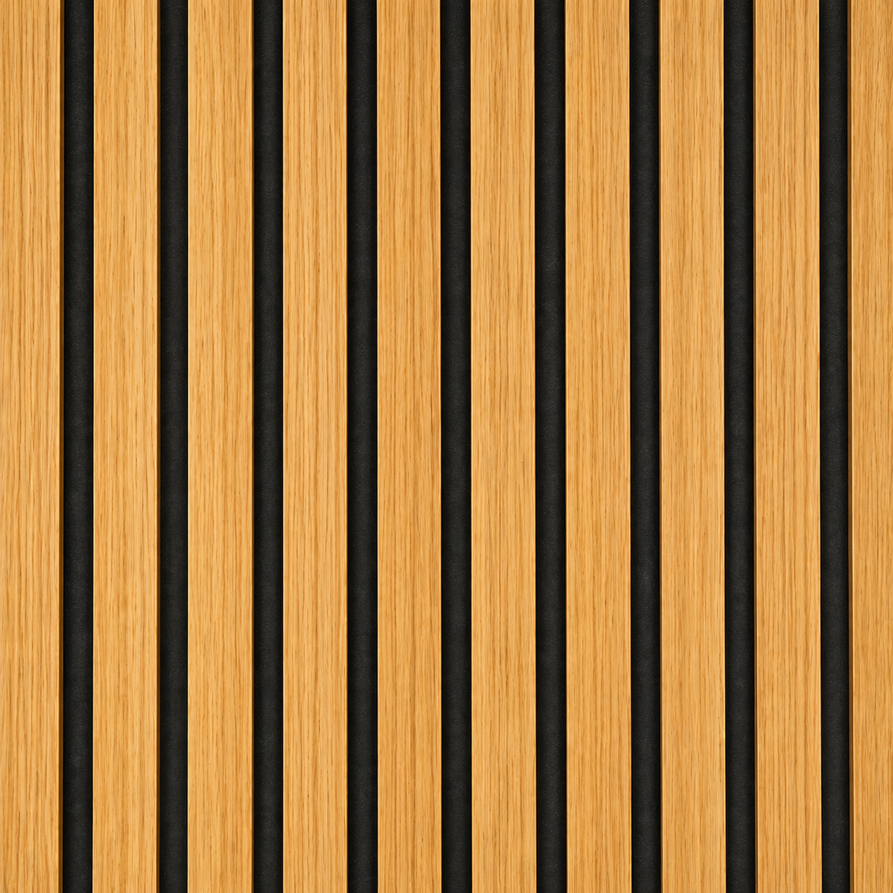 Panneau acoustique à lattes en bois – 270 × 110 cm