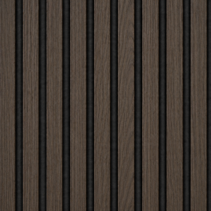 Panneau acoustique à lattes en bois – 270 × 110 cm