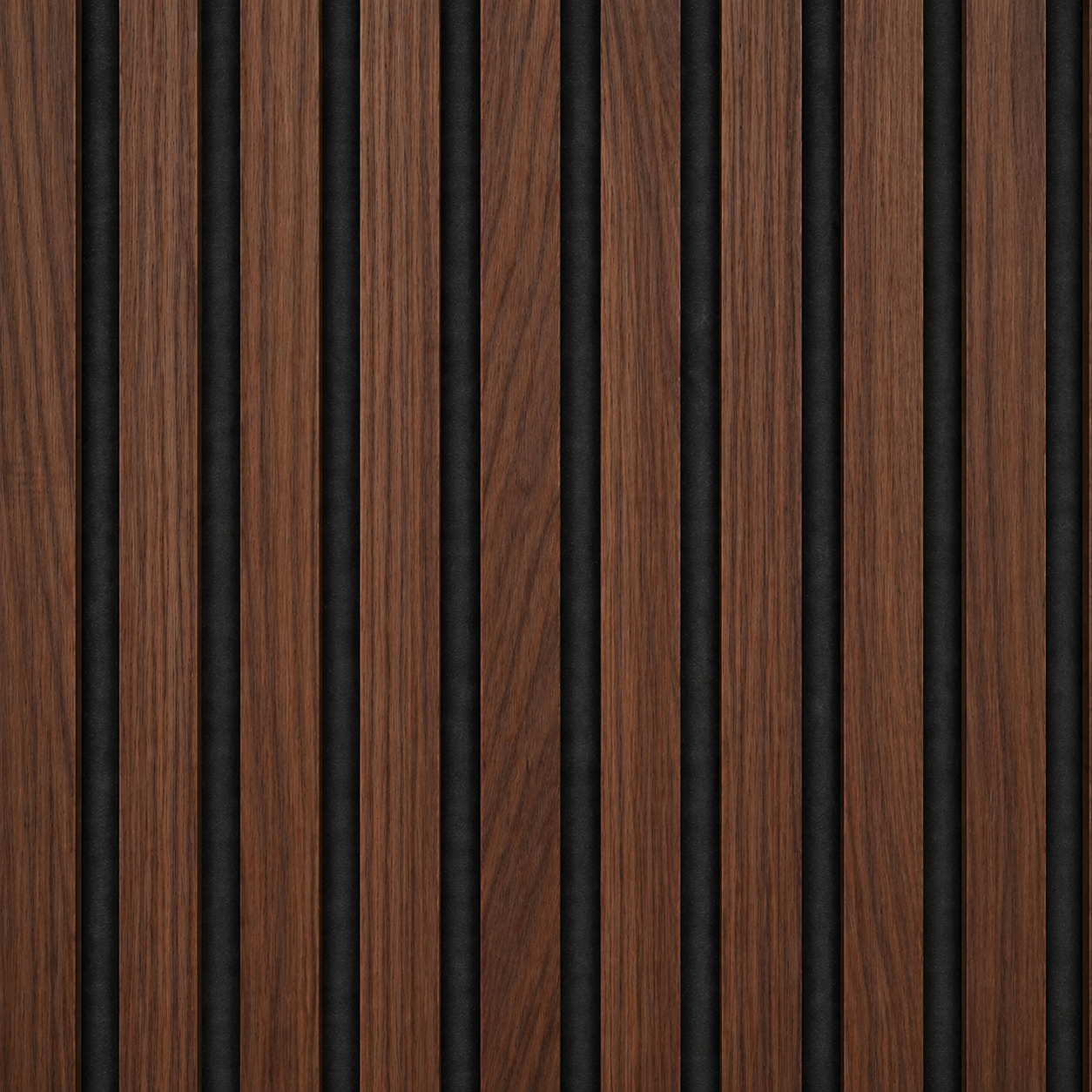 Panneau acoustique à lattes en bois – 270 × 110 cm